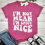 I'M NOT MEAN I'M SPICY NICE