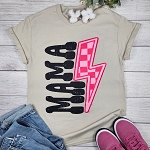 MAMA PINK LIGHTNING BOLT - SAND